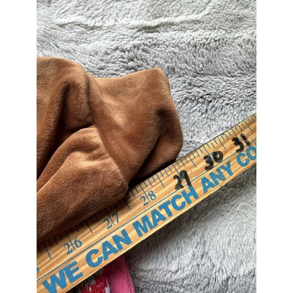 Skims Velour Jogger Pants Loungewear Brown Copper Camel Size 3x Pockets Track - Picture 8 of 8